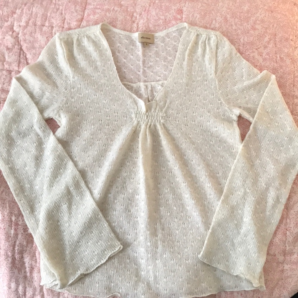 Ella Moss ivory sweater